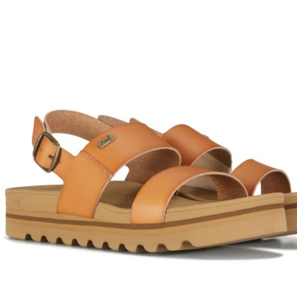 Reef Shoes - Reef Horizon Hi Buckle Sandal- Natural